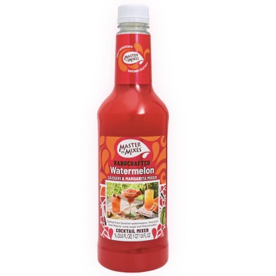 Master of Mixes Watermelon Daiquiri - Ready to Use - 1 Liter Bottle (33.8 Fl Oz) - Mixer Perfect for Bartenders and Mixologists