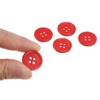 Unique Bargains Resin Craft Snap Round Flat 4-Hole Sewing Buttons 50 Pcs - 4 of 4