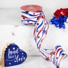 Northlight Wired Patriotic Banner Craft Ribbon - 2.5" x 10 Yards - 2 of 4