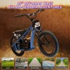 Electric off-road motorcycle for kids, 16-inch balance bike, suitable for children aged 6-12, top speed up to 15.53 mph, 3 speed settings. - 3 of 4