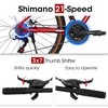 Mountain Bike 27.5 Inch Wheels, Aluminum Frame 21 Speed Men Women Trail Commuter City Mountain Bike,  isc Brake Thumb Shift Front Fork Bicycle - 2 of 4