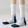 Anna-Kaci Women's Reflective Cycling Socks with Night Visibility Design Padded Zones and Breathable Compression Fit - 3 of 4