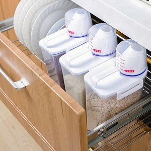 LunaLulinlk Rice Container Box Storage Box 2L Cereal Food Dispenser - 1 of 4