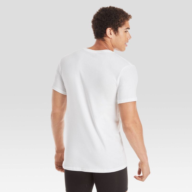 Hanes Premium Men's Comfort Fit V-Neck Undershirt 3pk, 5 of 7