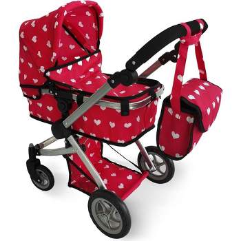 The New York Doll Collection Convertible Combo Baby Doll Stroller