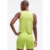 Peloton Women's Seamless Muscle Tank, Chartreuse - image 3 of 4