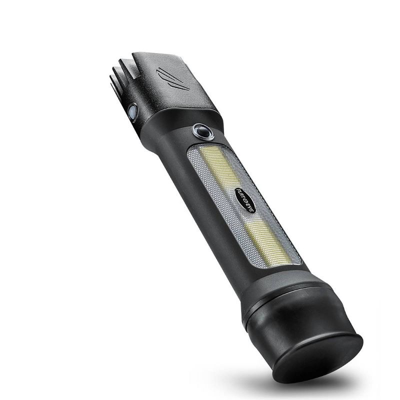 FLATEYE FR-2100 LED Rechargeable Flashlight/Lantern - Black, 1 of 5