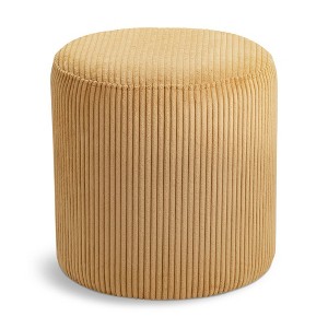 Meridian Furniture,Roy Microsuede Fabric Ottoman/Stool - 1 of 4