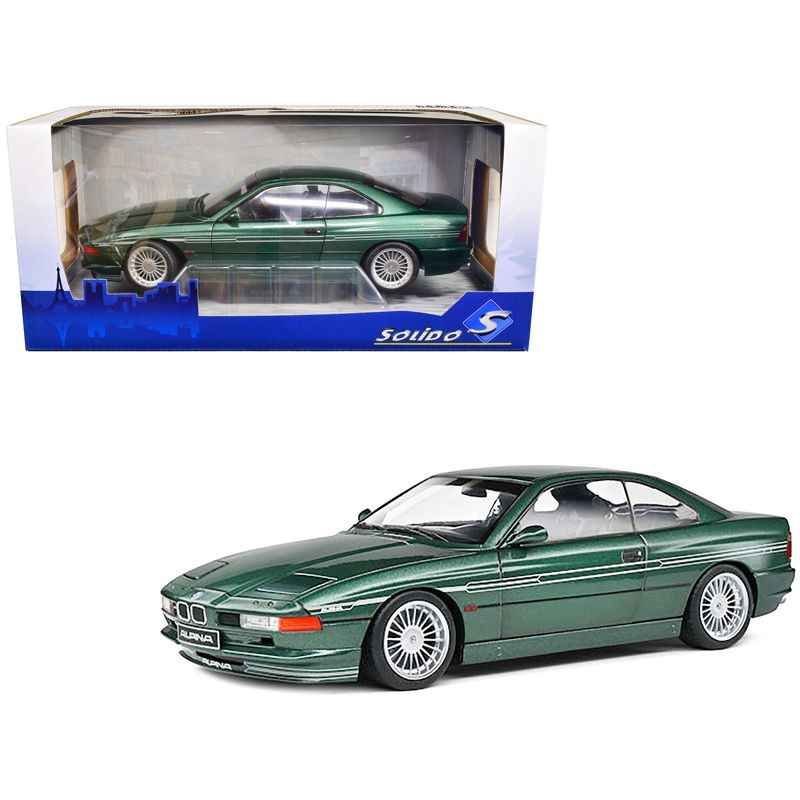 1990 BMW E31 Alpina B12 5.0L Alpina Green Metallic 1/18 Diecast Model Car by Solido, 1 of 6