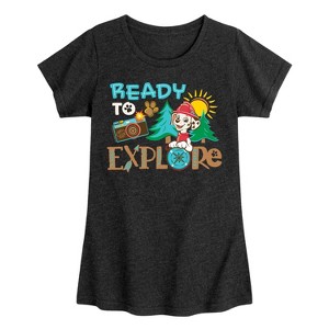 Girls' - Paw Patrol - Marshall Ready To Explore Fitted Short Sleeve Graphic T-Shirt - 1 of 4