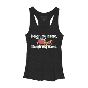 Women's Design By Humans Christmas pun By BeingMasculine Racerback Tank Top - 1 of 3