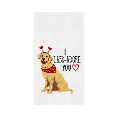 C&F Home I Labr-Adore You Valentine's Day Kitchen Towel
