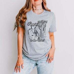 Simply Sage Market Keepin It Wild In The West Short Sleeve Tee - 1 of 4