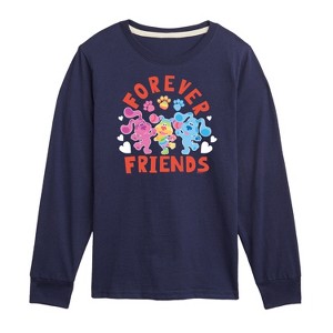 Boys' - Blue's Clues & You! - Magenta & Blue Long Sleeve Graphic T-Shirt - 1 of 3