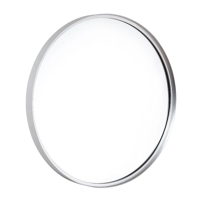 Emma and Oliver Wall Mirror with Metal Frame, Silver Backing for Clarity and Shatterproof Glass for Entryways, Bathrooms & More, 1 of 13