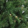 Northlight 7.5' Prelit Artificial Christmas Tree Slim Waterton Spruce - Clear Lights - 2 of 3