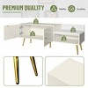 Modern Storage Bench, with Drawers & Removable Cushion, Shoe Bench, for Bedside, Living Room, Entryway, Multiple Design Styles & Color Combinations - 4 of 4