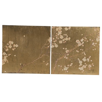 Fisfet S/2 23.8x1.6x23.8" Wall Art, Wall Decor for Living Room Dining Room Office Bedroom 1S/CTN