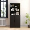 Large-capacity Glass Door Storage Cabinet, With A Stylish And Elegant Design Sense. It Is Both Practical And Beautiful - 2 of 4