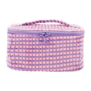 Unique Bargains Women's Plush Travel Makeup Bag 1 Pc - 1 of 3