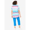 Woman Within Plus Size Two-Piece V-Neck Tunic & Capri Set - 3 of 4