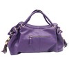 AmeriLeather Musette Handbag – Top Grain Cowhide Leather, Spacious Zip Compartment, 19.5" Tote with Tassel Handles - 3 of 4