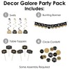 Big Dot of Happiness Adult 90th Birthday - Gold - Birthday Party Supplies Decoration Kit - Decor Galore Party Pack - 51 Pieces - 2 of 4
