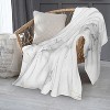 Lomsoe Christmas Pine Tree White Winter Couch Throw Blanket Flannel Soft Blanket for Living Room Bed Sofa Travel Office Camping. - 3 of 4