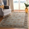 Vintage VTG575 Power Loomed Area Rug Light Blue / Brown 6'-7" X 9'-2" - Safavieh. - 2 of 4