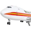 Boeing 747-400F Commercial Aircraft "Kalitta Air" White with Stripes 1/200 Diecast Model Airplane by GeminiJets - 3 of 4