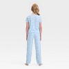 Girls' 2pc Short Sleeve Ribbed Pajama Set - Cat & Jack™ - 2 of 4