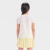 Girls' Short Sleeve Pineapple Graphic T-Shirt - Cat & Jack™ Cream - 3 of 4