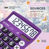 CATIGA 8-Digit & 12-Digit Desktop Calculator, Large LCD, Sensitive Buttons, Dual Solar Power, Standard Function for Office, Home, School - 3 of 4