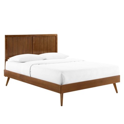 Modway Alana Twin Wood Platform Bed With Splayed Legs