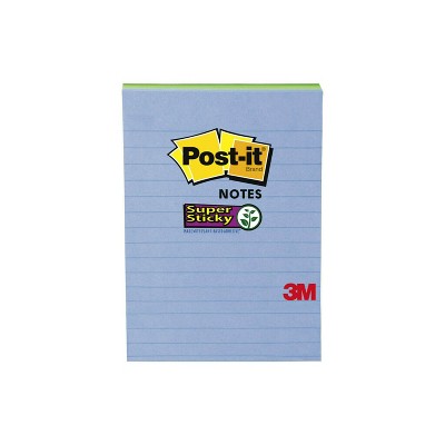 Post-it 4pk 4" x 6" Super Sticky Notes 45 Sheets/Pad