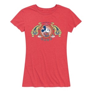 Women's - Disney - Happy New Year Mickey Short Sleeve Graphic T-Shirt - 1 of 4