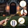 Joyfy 20Pcs Halloween Magic Floating Candles/Witch Hat with Wand Set, Hanging Flameless LED Candles with 2 Light Mode for Halloween Party Window Decor - 2 of 4