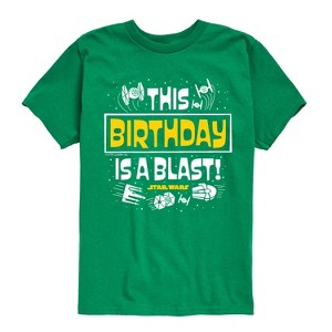 Boys' - Star Wars - This Birthday Is A Blast Short Sleeve Graphic T-Shirt - 1 of 4