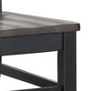 Nicbex Dining Table Set for 4 Farmhouse Two-Tone Finish Schoolhouse Chairs with 4 Chairs for Kitchen - 2 of 4