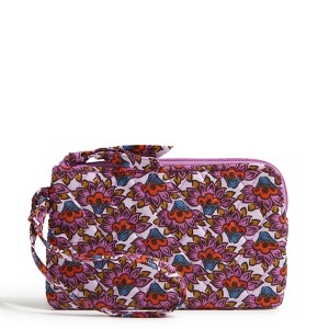Vera Bradley Women's Outlet Cotton Essential Zip Wristlet - 1 of 3