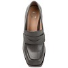 Journee Women's Ezzey Loafer Mid Stacked Heel Square Toe Pumps - 4 of 4
