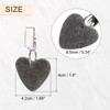 Unique Bargains Marble Heart Shape Tablecloth Weights with Metal Clip 8 Pcs - 2 of 4