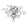 CWI Lighting Ivy 3 Light Drum Shade Flush Mount With Chrome Finish - 3 of 4