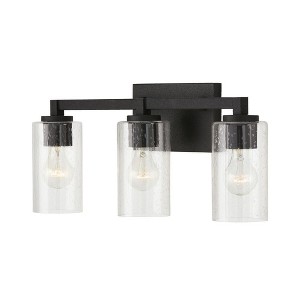 Capital Lighting Ravenwood 3 - Light Vanity in  Black Iron - 1 of 2