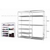 Racxily Portable Shoe Rack Closet Fabric Cover Shoe Storage Organizer Cabinet - 2 of 4