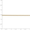 Black Bow Jewelry 1.5mm, 14k Yellow Gold Handmade Rope Chain Bracelet - 4 of 4