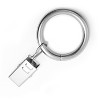 12pk Chicology (3/4") Diameter Curtain Clip Rings - 4 of 4
