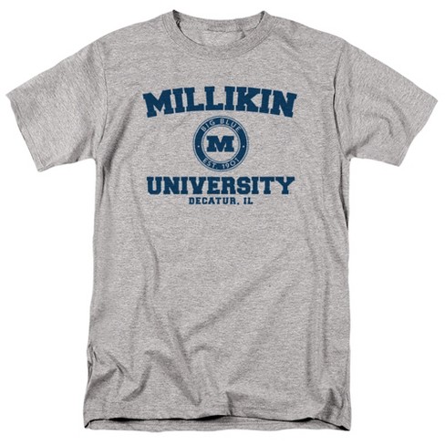 Millikin University Official Circle Logo Adult T-Shirt, Athletic Heather - image 1 of 4