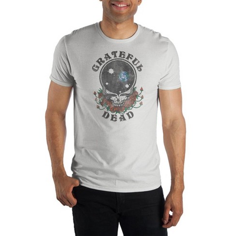 Grateful Dead Space Skull Short-Sleeve T-Shirt- Medium