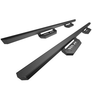 7-Inch Drop Running Boards for 2019-2023 RAM 1500 Quad Cab, 500LB Capacity Textured Black Nerf Bars - 1 of 4